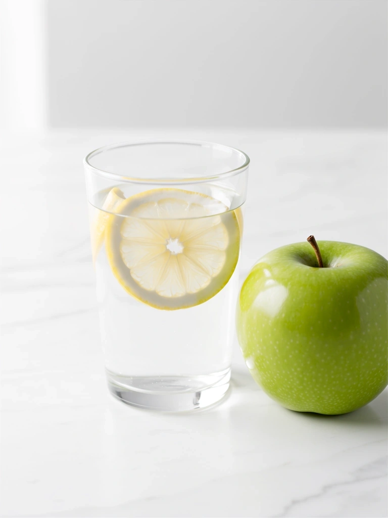 Frische und Reinheit visualisiert durch gesundes Obst